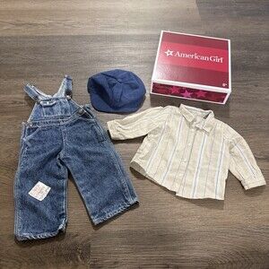AMERICAN GIRL Kit’s Overalls Hobo Outfit-Released 2001/Retired 2011 New In box